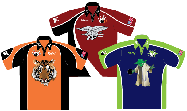 American Bowling Arel Shirts