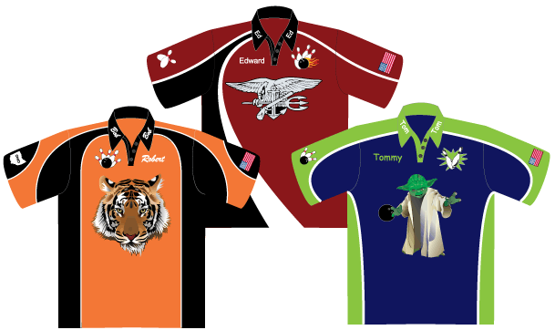embroidered bowling shirts 
